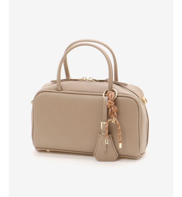  「チャーム付横長ボストン」|ボストンバッグ|