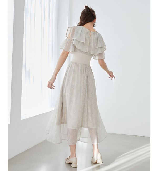  「ダブルカラーコルセットワンピース」|ワンピース|