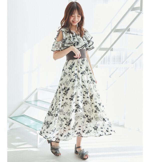  「ダブルカラーコルセットワンピース」|ワンピース|