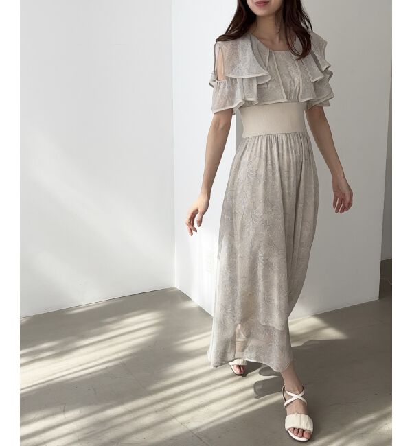  「ダブルカラーコルセットワンピース」|ワンピース|