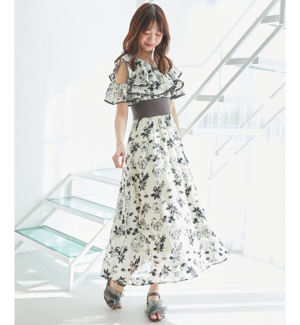  「ダブルカラーコルセットワンピース」|ワンピース|