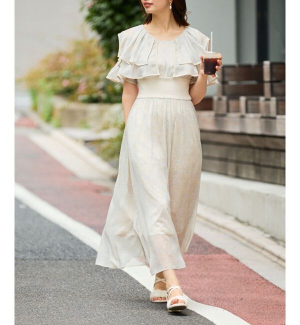  「ダブルカラーコルセットワンピース」|ワンピース|