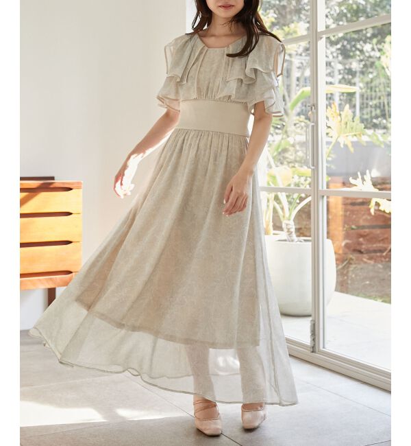  「ダブルカラーコルセットワンピース」|ワンピース|