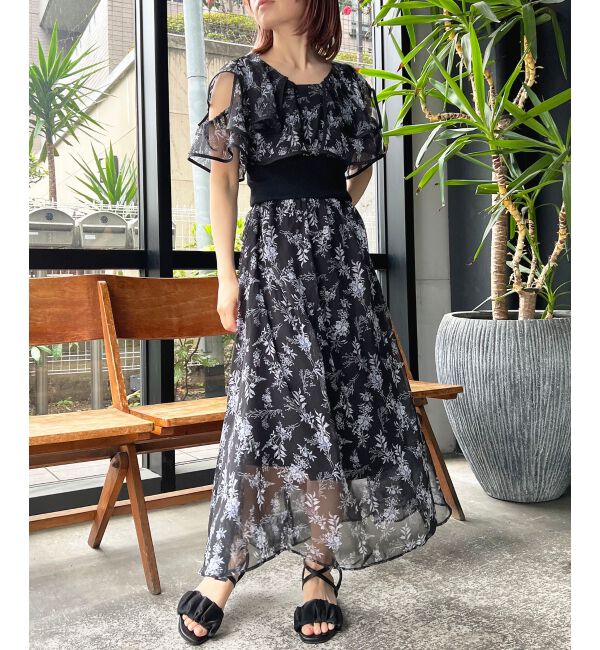  「ダブルカラーコルセットワンピース」|ワンピース|