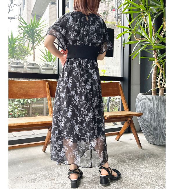  「ダブルカラーコルセットワンピース」|ワンピース|