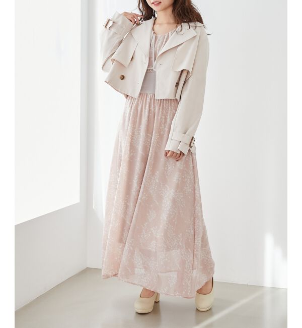  「ダブルカラーコルセットワンピース」|ワンピース|