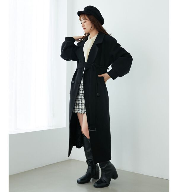 MAJESTICLEGON「バックデザインチェスターコート」|チェスターコート|
