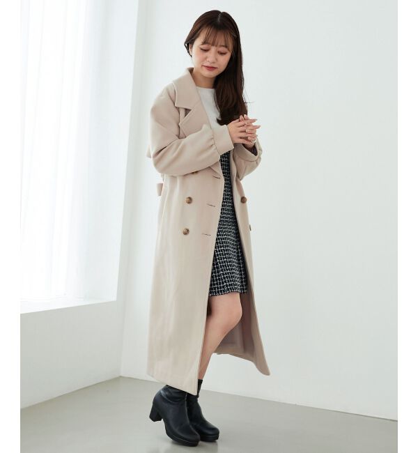 MAJESTICLEGON「バックデザインチェスターコート」|チェスターコート|