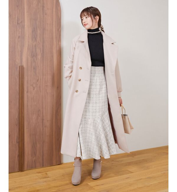 MAJESTICLEGON「バックデザインチェスターコート」|チェスターコート|