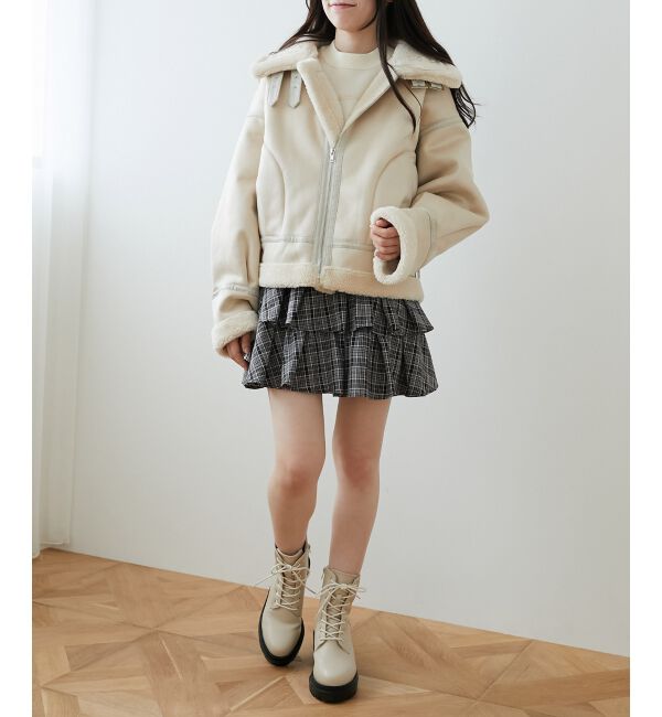 MAJESTICLEGON「オーバーサイズボアブルゾン」|ブルゾン・スタジャン|