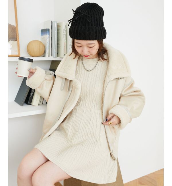 MAJESTICLEGON「オーバーサイズボアブルゾン」|ブルゾン・スタジャン|