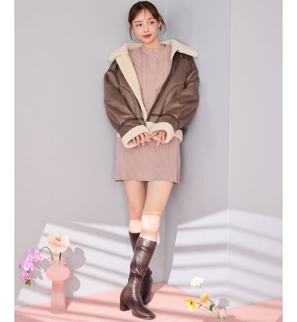 MAJESTICLEGON「オーバーサイズボアブルゾン」|ブルゾン・スタジャン|