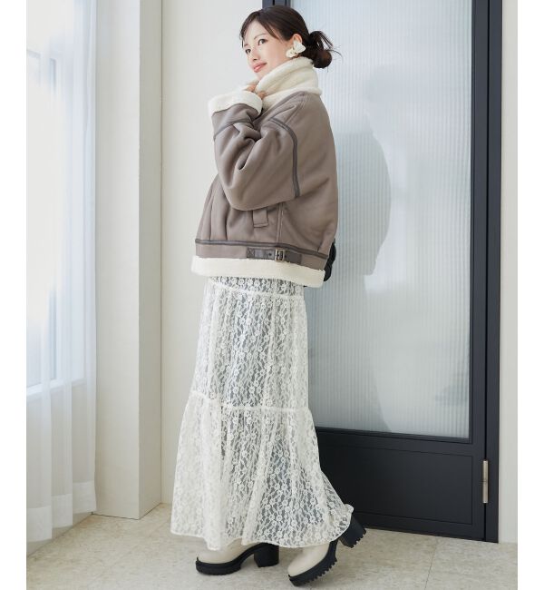 MAJESTICLEGON「オーバーサイズボアブルゾン」|ブルゾン・スタジャン|