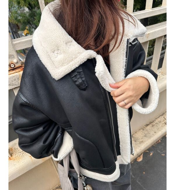 MAJESTICLEGON「オーバーサイズボアブルゾン」|ブルゾン・スタジャン|