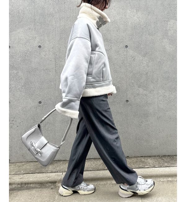 MAJESTICLEGON「オーバーサイズボアブルゾン」|ブルゾン・スタジャン|