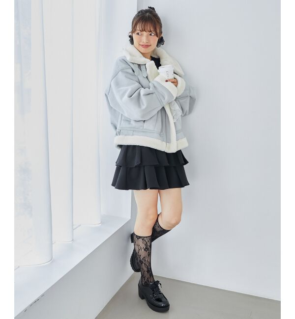 MAJESTICLEGON「オーバーサイズボアブルゾン」|ブルゾン・スタジャン|