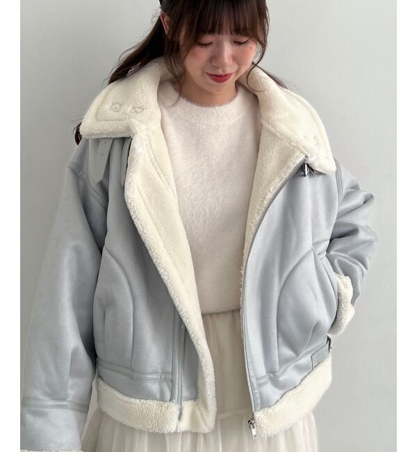 MAJESTICLEGON「オーバーサイズボアブルゾン」|ブルゾン・スタジャン|