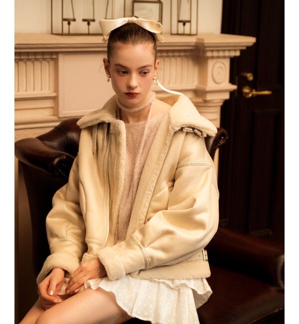 MAJESTICLEGON「オーバーサイズボアブルゾン」|ブルゾン・スタジャン|