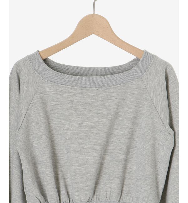 MAJESTICLEGON「フラワーチョーカー付きスウェットワンピ」|ワンピース|