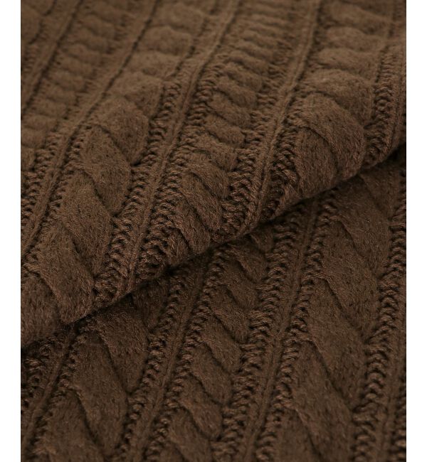  「リボンケーブルニットカーディガン」|カーディガン|