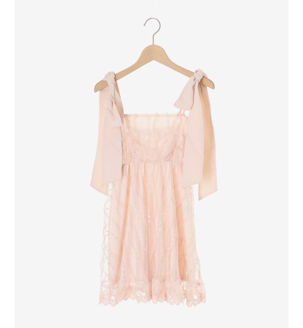  「裾レースドロストビスチェ」|キャミソール|