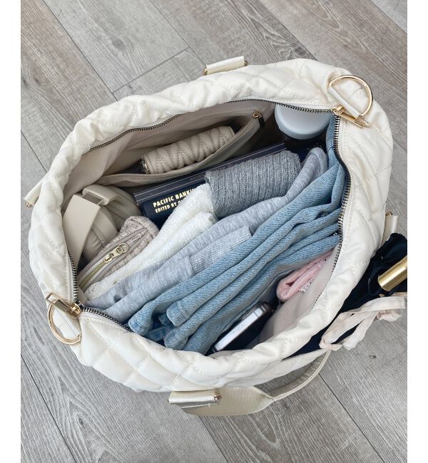  「◇キルティングトラベルボストン」|ボストンバッグ|