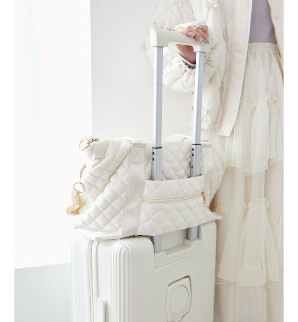  「◇キルティングトラベルボストン」|ボストンバッグ|