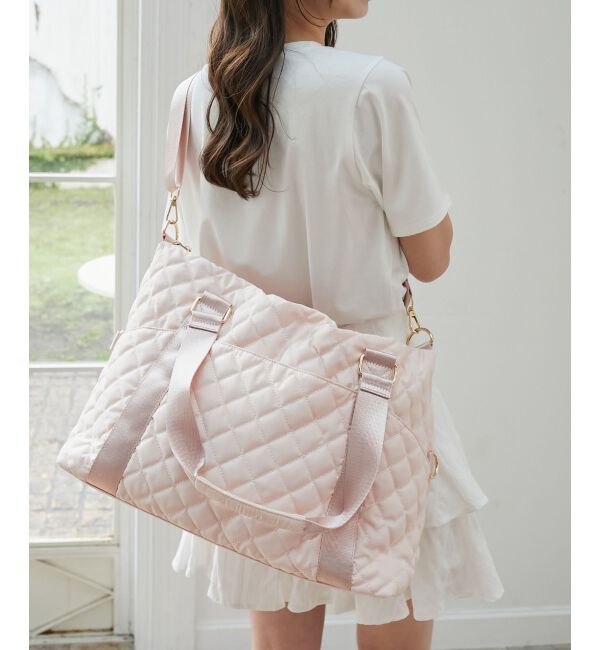  「◇キルティングトラベルボストン」|ボストンバッグ|