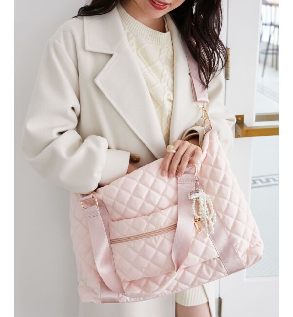  「◇キルティングトラベルボストン」|ボストンバッグ|