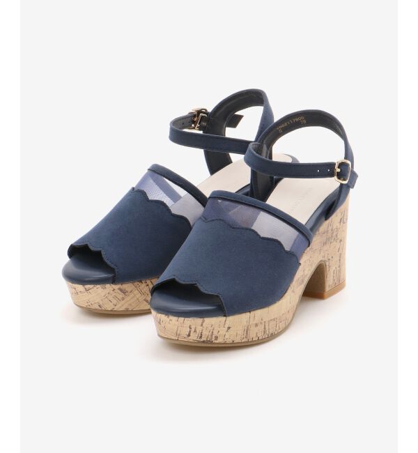  「スカラップシアーサンダル」|サンダル|