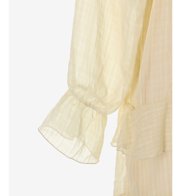 MAJESTICLEGON「エアリーフリルロングワンピース」|ワンピース|