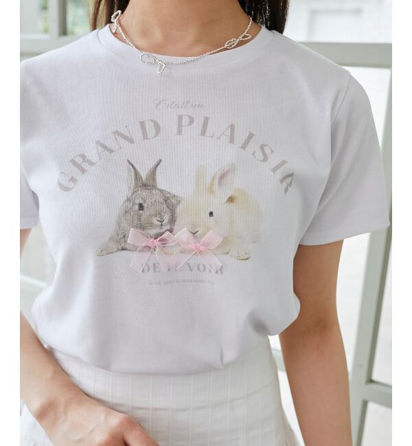  「うさぎちゃんTシャツ」|Tシャツ・カットソー|