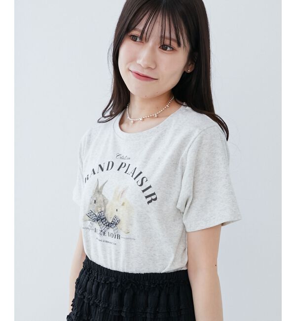  「うさぎちゃんTシャツ」|Tシャツ・カットソー|