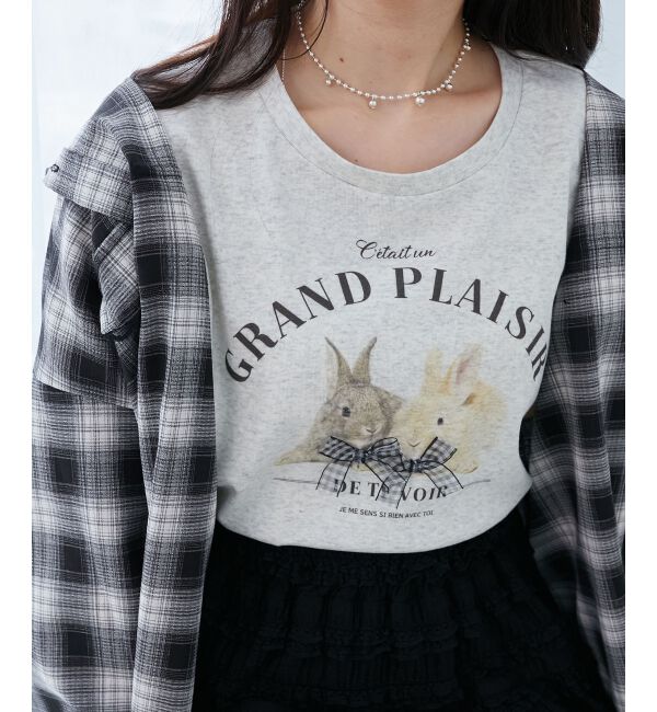  「うさぎちゃんTシャツ」|Tシャツ・カットソー|