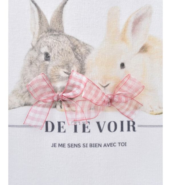  「うさぎちゃんTシャツ」|Tシャツ・カットソー|