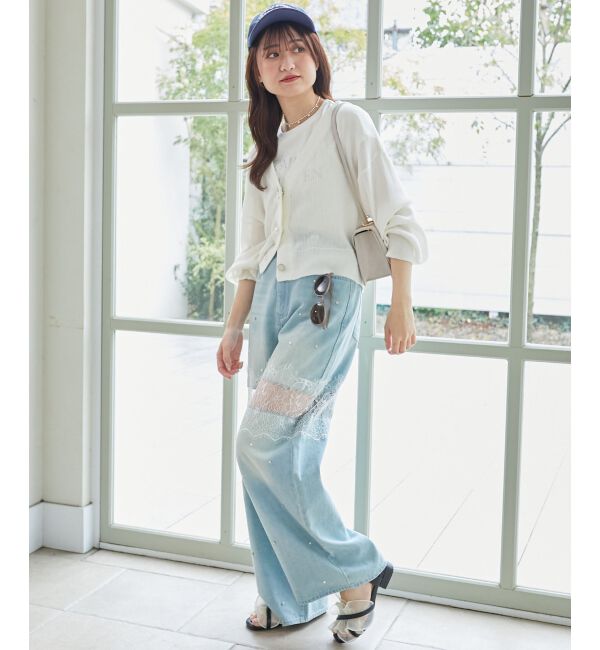  「チャームボタンUVカットカーディガン」|カーディガン|