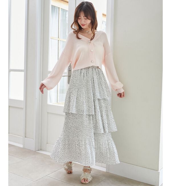  「チャームボタンUVカットカーディガン」|カーディガン|