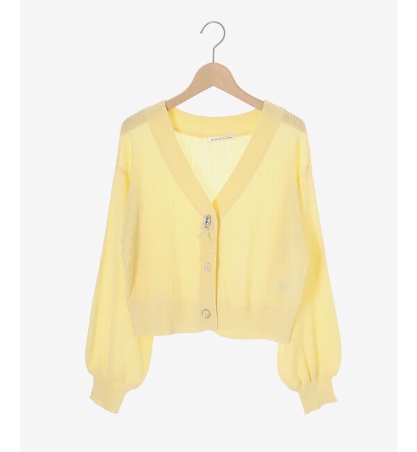  「チャームボタンUVカットカーディガン」|カーディガン|