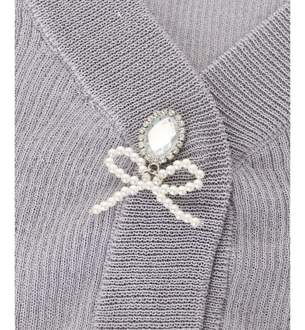  「チャームボタンUVカットカーディガン」|カーディガン|