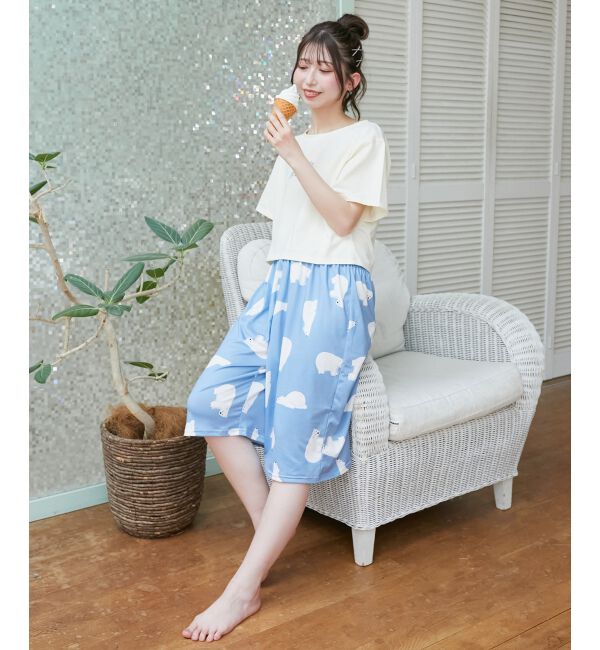  「アニマル冷感ルームパンツ」|ルームウェア|