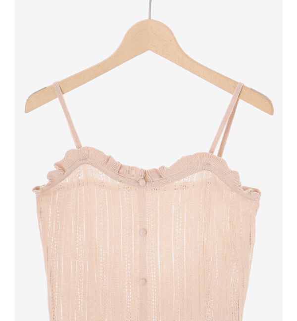  「レーシーパターンキャミセットカーデ」|カーディガン|