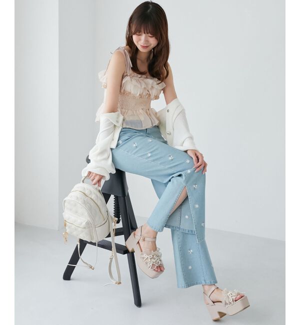  「チャームセットキルティングリュック」|リュック|