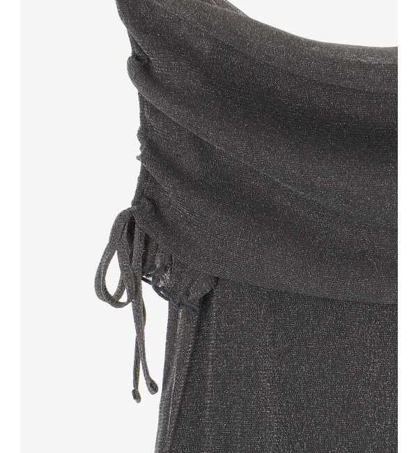  「&infin;ラメチュールオフショル半袖トップス」|Tシャツ・カットソー|