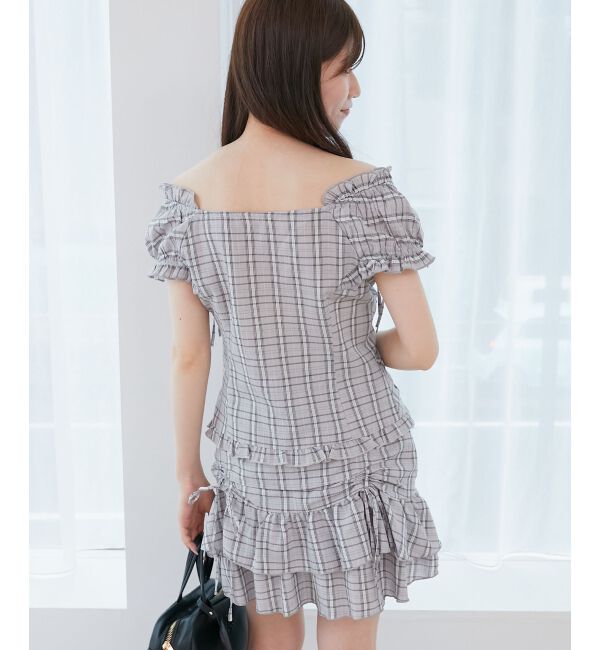  「ガーリーブラウス＆スカパンセット」|ワンピース|