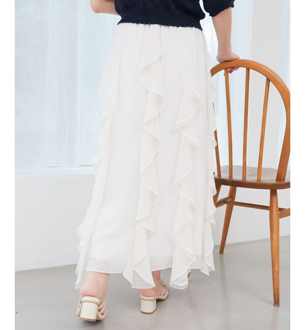  「エアリードロップラッフルスカート」|スカート|