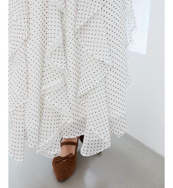  「エアリードロップラッフルスカート」|スカート|