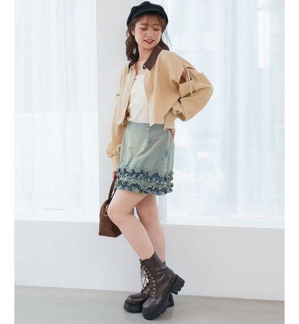  「オープンショルダーショートシャツ」|シャツ・ブラウス|