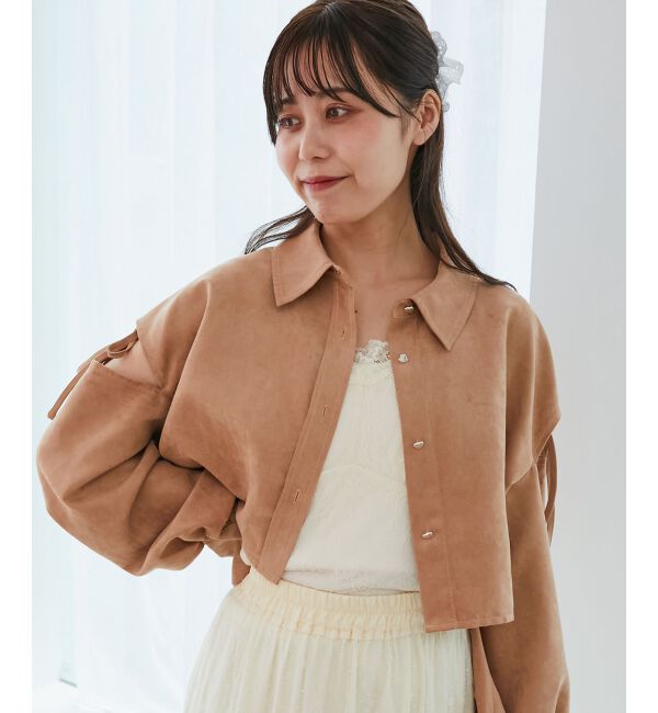  「オープンショルダーショートシャツ」|シャツ・ブラウス|