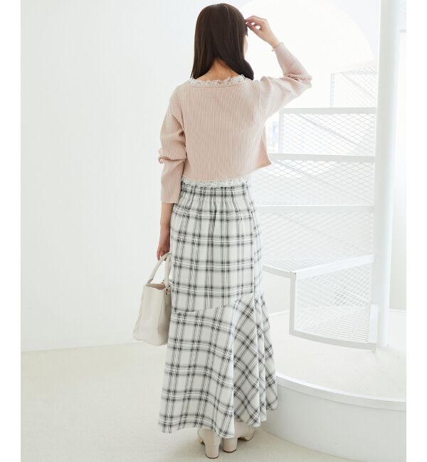  「レースフリルカーディガン」|カーディガン|