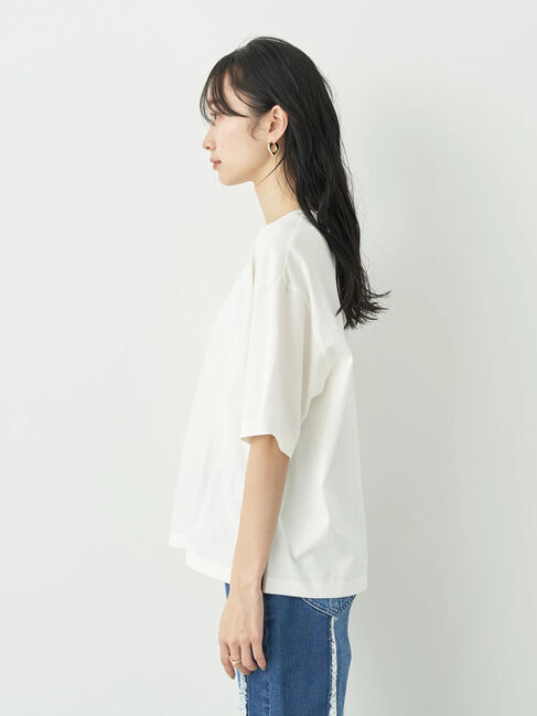 earth music&ecology「BOXシルエットT(汗じみ防止)」|Tシャツ・カットソー|